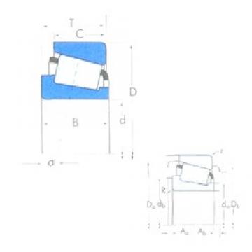 101,6 mm x 157,162 mm x 36,116 mm  Timken 52400/52618 Roulements à rouleaux coniques