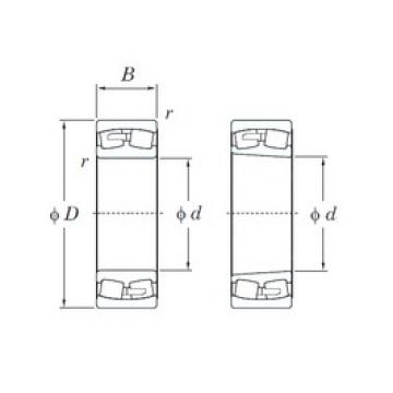 600 mm x 800 mm x 150 mm  KOYO 239/600R roulements à rouleaux sphériques