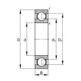 140 mm x 250 mm x 42 mm  FAG 6228 roulements rigides à billes