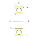 80 mm x 100 mm x 10 mm  ISB 61816 roulements rigides à billes