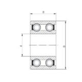 25 mm x 52 mm x 18 mm  ISO 4205 roulements rigides à billes