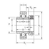 68,2625 mm x 140 mm x 68,26 mm  Timken SM1211KS roulements rigides à billes